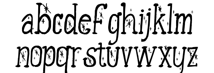 TwilightOzone-Regular Font LOWERCASE