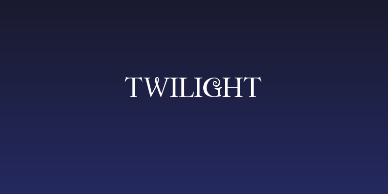 Twilight Social Header