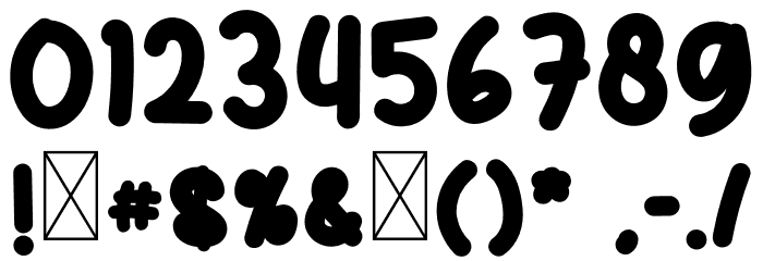 Twin Bee Font OTHER CHARS