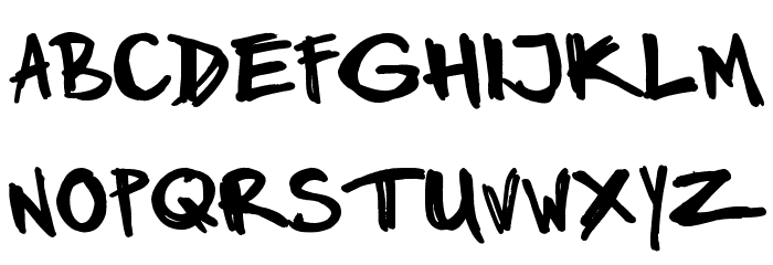 Twin Marker Font LOWERCASE