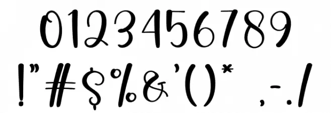 Twin Font OTHER CHARS