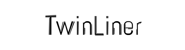 TwinLiner  नि: शुल्क फ़ॉन्ट्स डाउनलोड