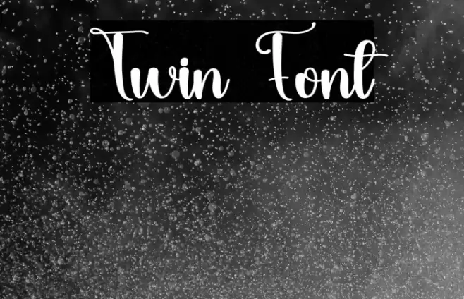 Twin Font examples