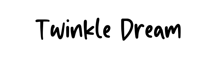 Twinkle Dream  नि: शुल्क फ़ॉन्ट्स डाउनलोड