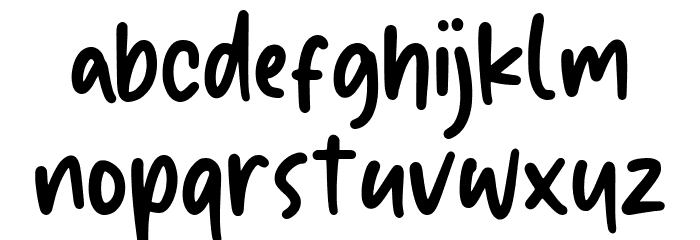 Twinkle Dream Font LOWERCASE