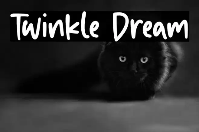 Twinkle Dream Font examples