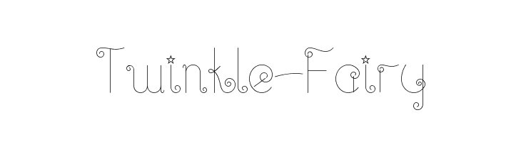 Twinkle-Fairy Font