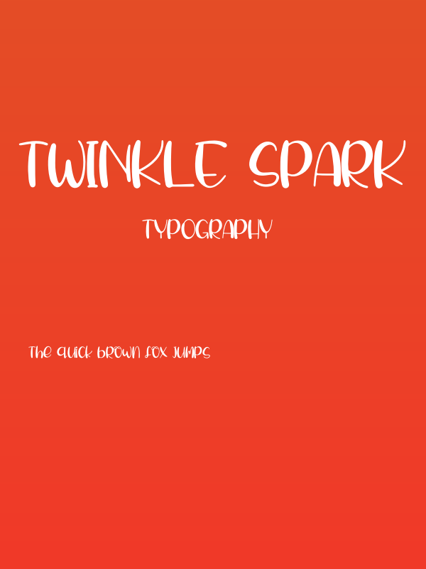 Twinkle Spark Poster