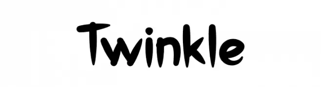 Twinkle  नि: शुल्क फ़ॉन्ट्स डाउनलोड