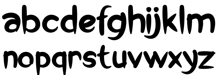 Twinkle Font LOWERCASE