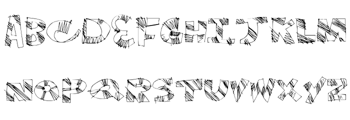 TwinkleFingers Font LOWERCASE