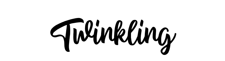 Twinkling  font caratteri gratis