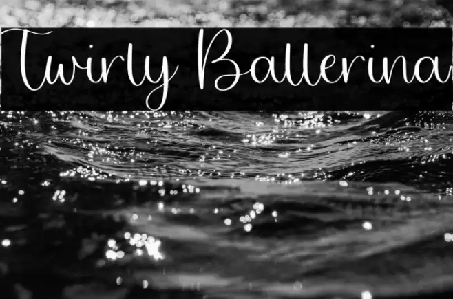 Twirly Ballerina Font examples