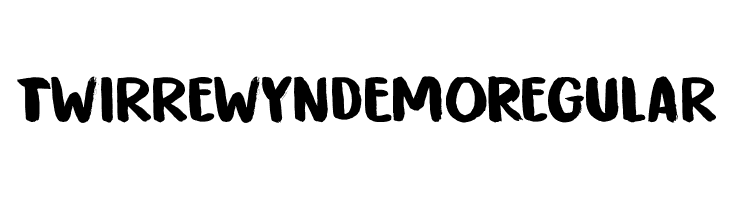 Twirrewyn DEMO Regular  les polices de caractères gratuit tlcharger