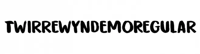 Twirrewyn DEMO Regular  Frei Schriftart Herunterladen
