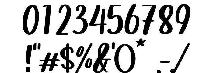 Twist Jelly Demo Font OTHER CHARS