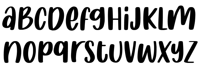 Twist Jelly Demo Font LOWERCASE