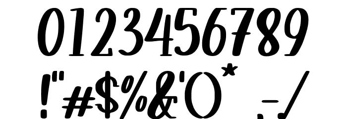 Twist Jelly Slab Demo Font OTHER CHARS