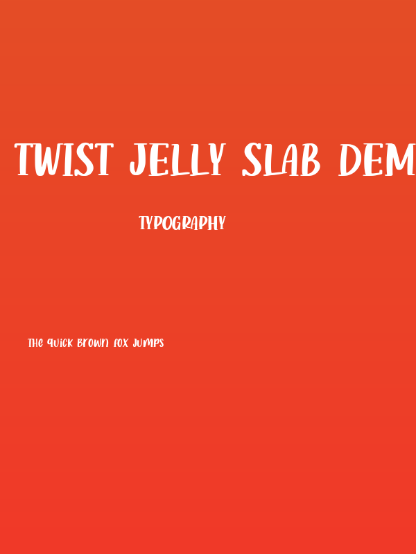 Twist Jelly Slab Demo Poster