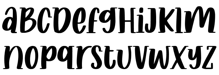 Twist Jelly Slab Demo Font LOWERCASE