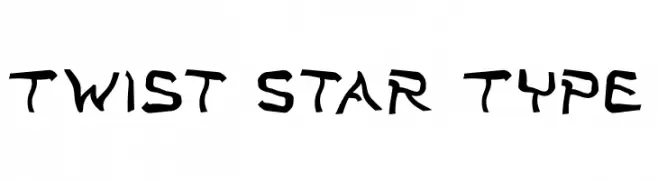 Twist Star Type  Frei Schriftart Herunterladen