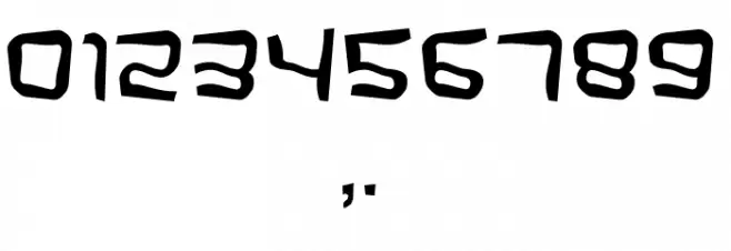 Twist Star Type Font OTHER CHARS