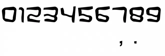 Twist Star Type Font OTHER CHARS