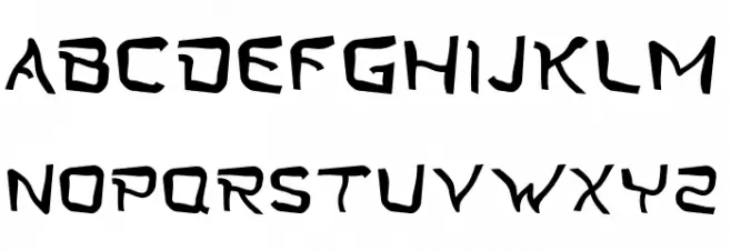 Twist Star Type Schriftart Groß