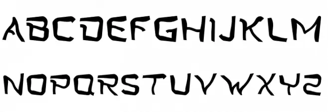 Twist Star Type 字体 大写