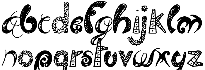 Twisted Brother Font LOWERCASE