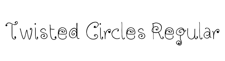 Twisted Circles Regular フォント