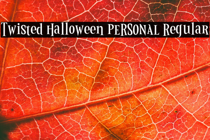 Twisted Halloween PERSONAL Regular Example 1