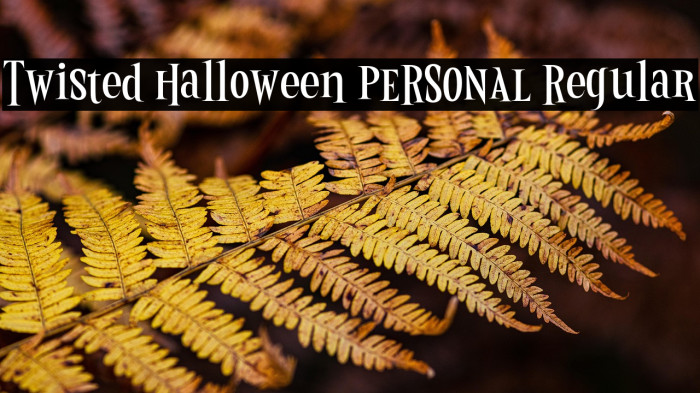 Twisted Halloween PERSONAL Regular Example 2