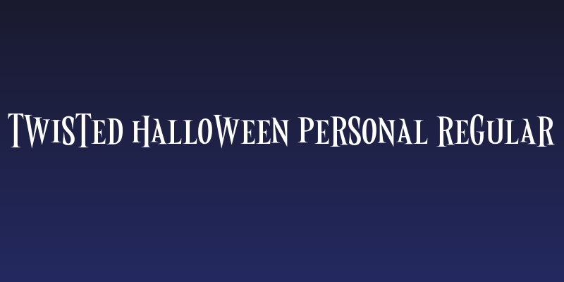 Twisted Halloween PERSONAL Regular Social Header