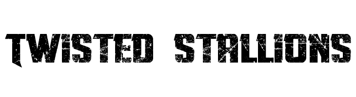 Twisted Stallions  les polices de caractères gratuit tlcharger