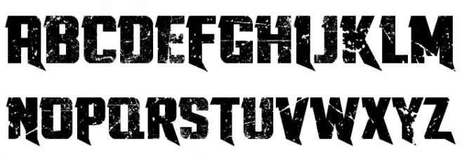 Twisted Stallions Schriftart Groß