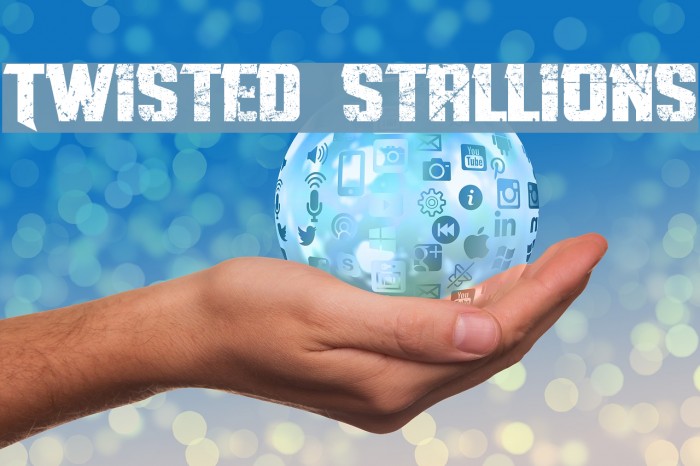 Twisted Stallions Font examples
