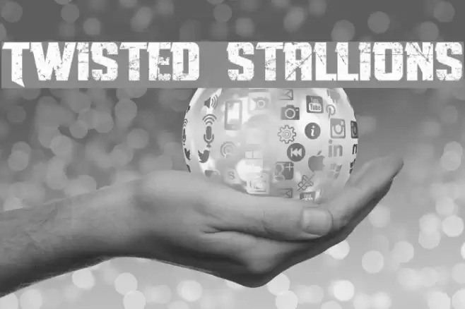 Twisted Stallions Font examples