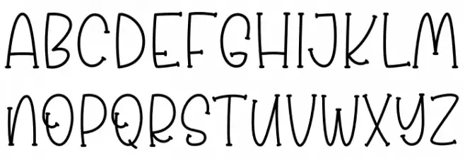 Twister Candy Schriftart Groß