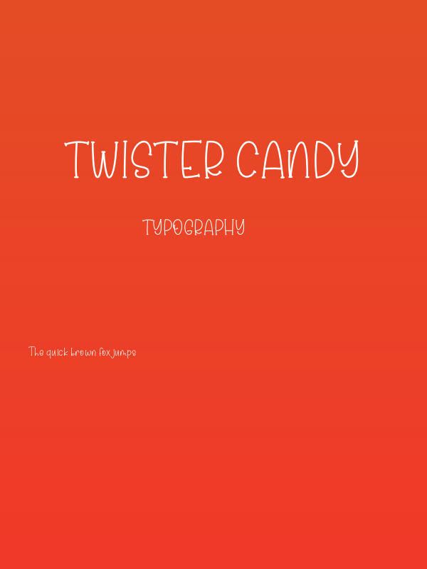 Twister Candy Poster