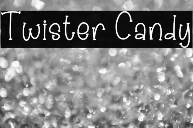 Twister Candy Font examples