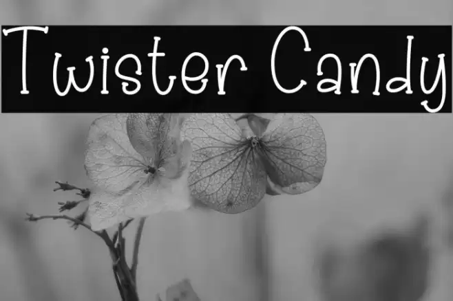 Twister Candy Font examples