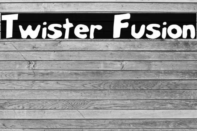 Twister Fusion Font examples