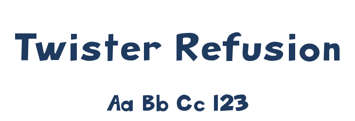 Twister Refusion Font Preview