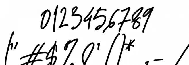 Twister Font OTHER CHARS