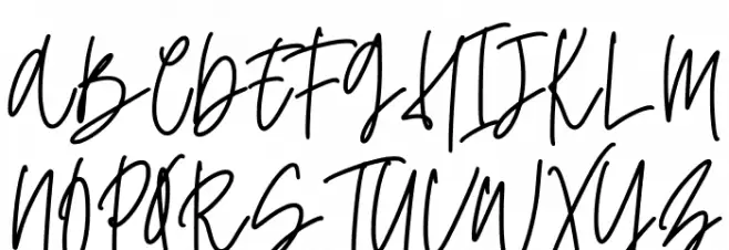 Twister Schriftart Groß