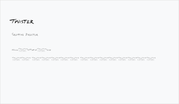 Twister Business Card