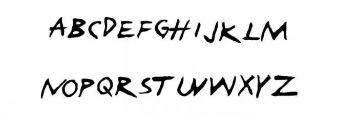 Twister फ़ॉन्ट लोअरकेस