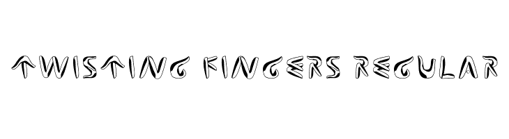 Twisting Fingers Regular  les polices de caractères gratuit tlcharger