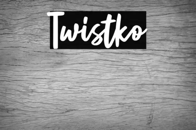 Twistko Font examples